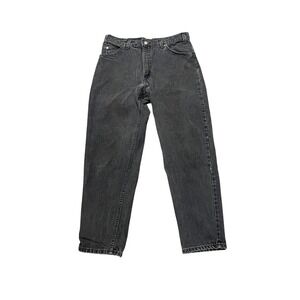Vintage 80s Levi's Orange Tab Jeans Black Made in USA Men's 34x30 Actual 32x28